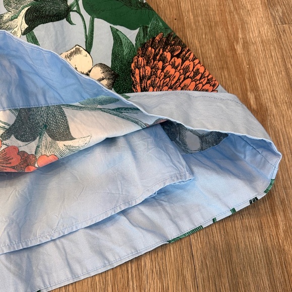 Anthropologie Maeve Keiko Swing Dress in Blue Floral - Picture 5 of 12